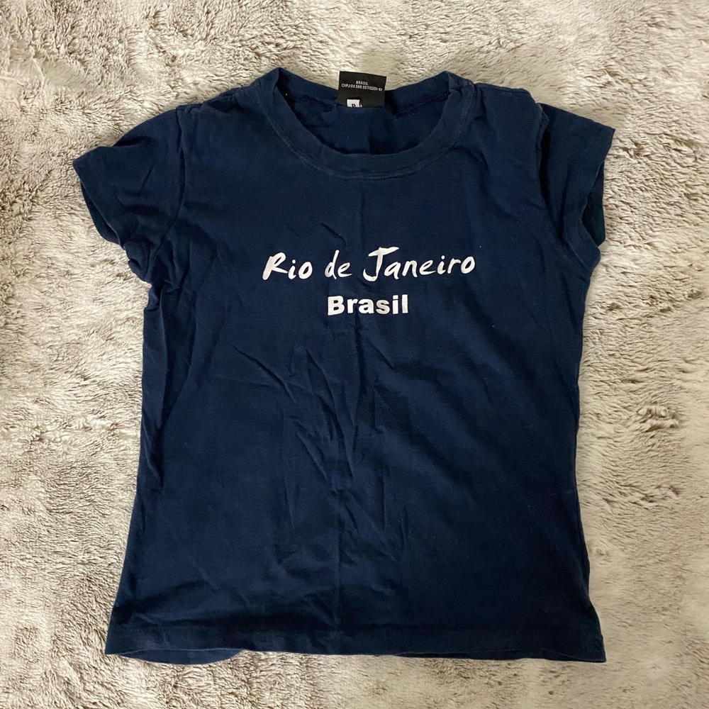 Rio de Janeiro blue shirt